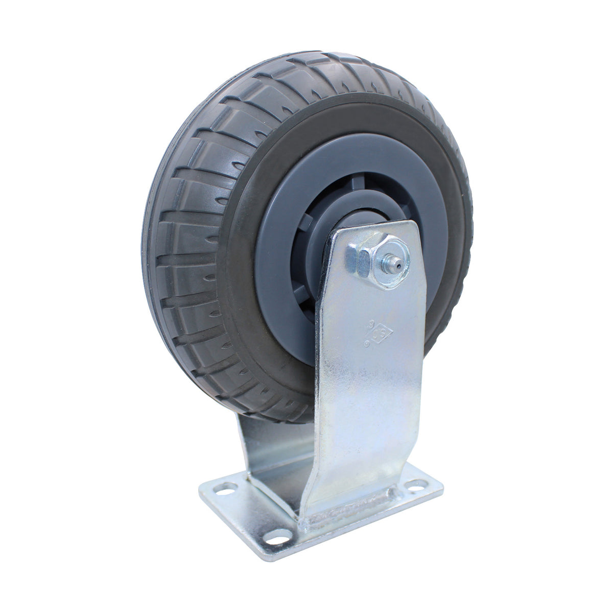 SLAC6EDF 6 in. 400 lbs Caster Extreme-Duty Synthetic Rubber Rigid
