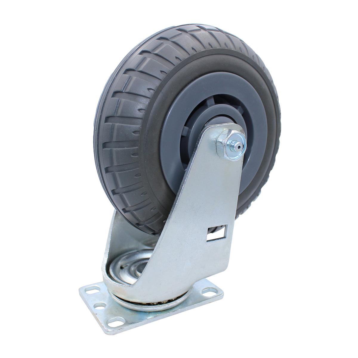SLAC6EDS 6 in. 400 lbs Caster Extreme-Duty Synthetic Rubber Swivel
