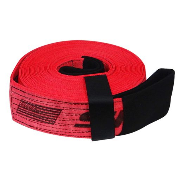 SLTT430K30R 4 in x 30 ft. 30000 lbs Heavy Duty Tow Recovery Strap