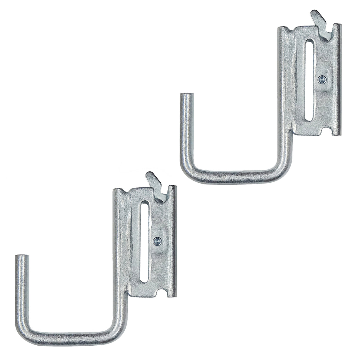 SLAEJH2I2 2 in. E-Track Multi-Purpose J-Hook Hanger, Pack of 2