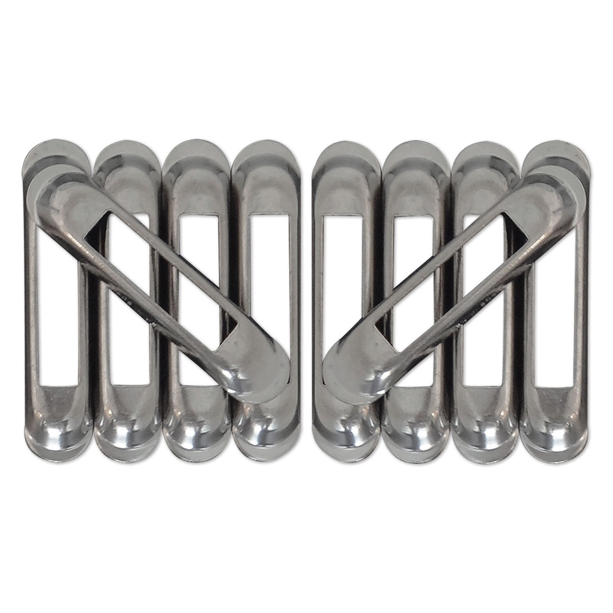 SLSWZ10 Weld-On E-Track Single Strap Anchor Logistic Tie-Down for Pickups, Trucks & Trailers - Pack of 10