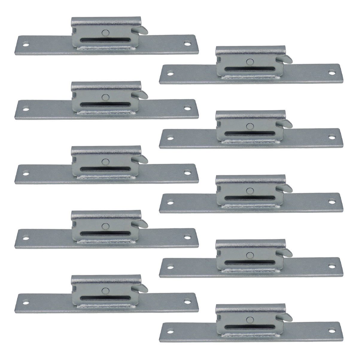 SLAECB10 E-Track Connector Bar, Logistic Tie-Down for Pickups, Trucks & Trailers - Pack of 10