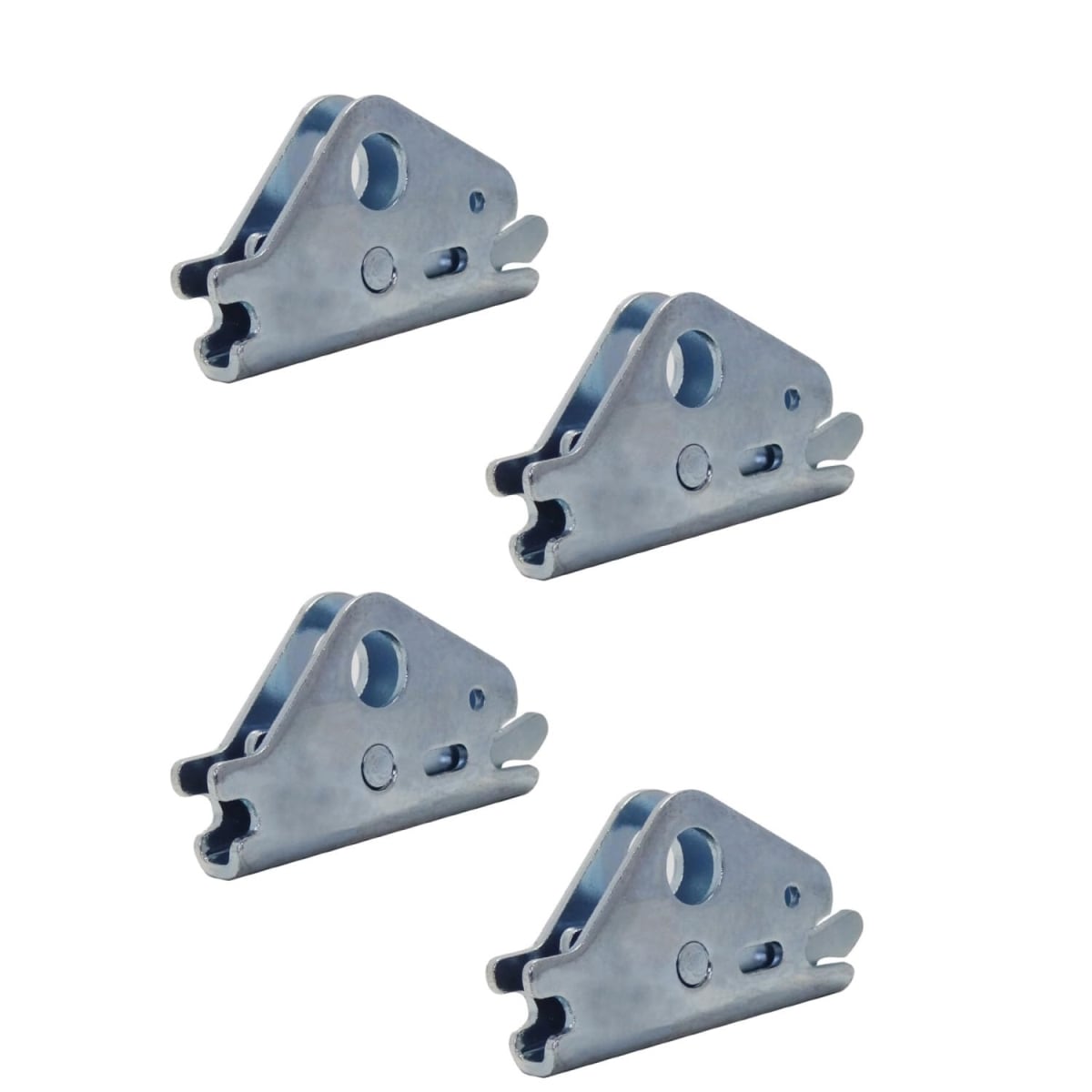SLAEAI4 0.5 in. E-Track EA-Fitting Tie-Down with Hole for Hook-Straps, Rope & Cable - Pack of 4