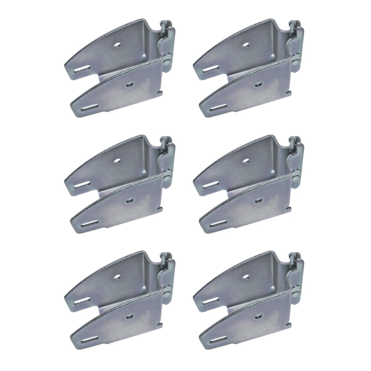 SLAEWESI6 E-Track Wood Beam End Socket, Logistic Tie-Down for Pickups, Trucks & Trailers - Pack of 6