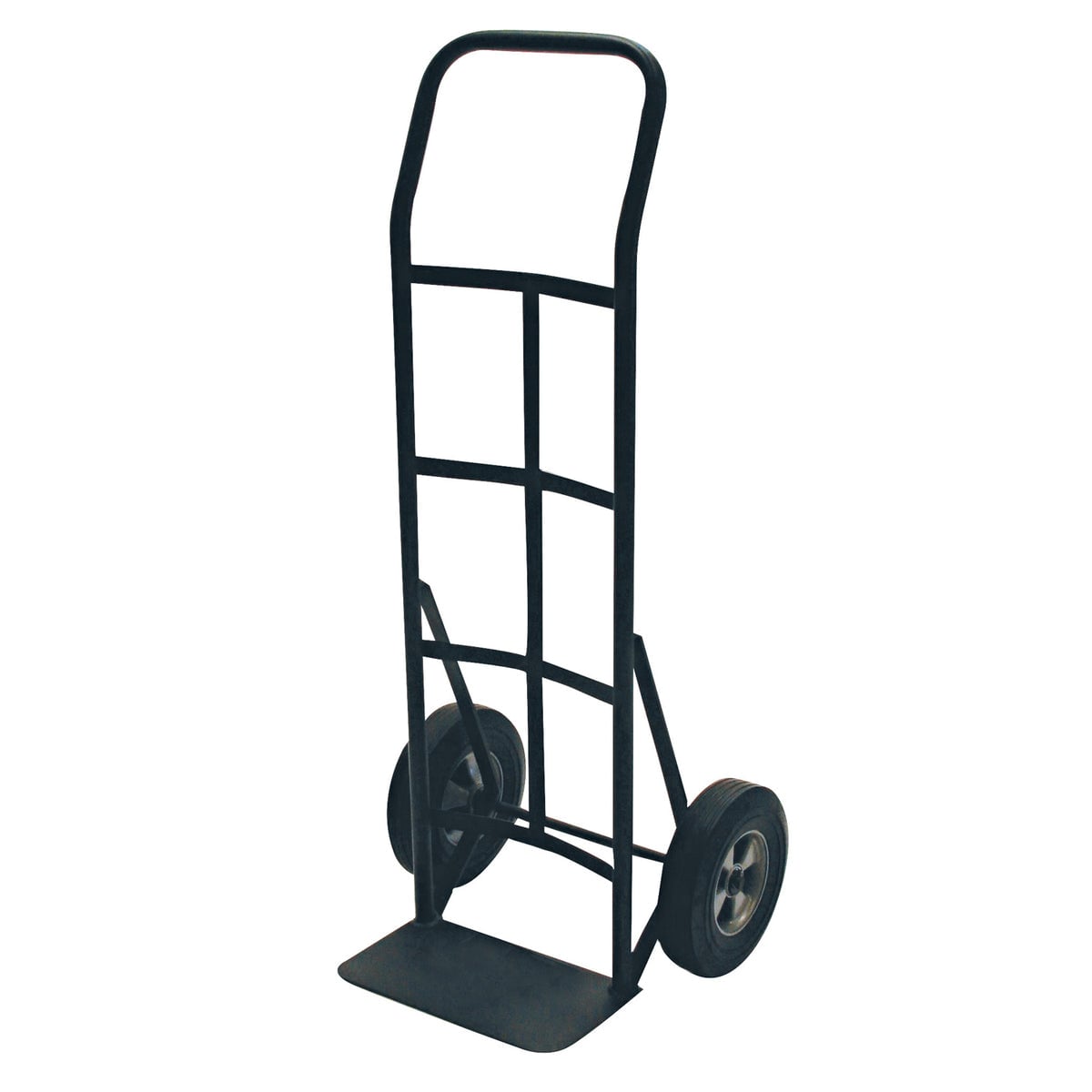 SLVM60107 800 lbs Hand Truck Cart with Flat Bar Handle & 10 in. Solid Rubber Tires