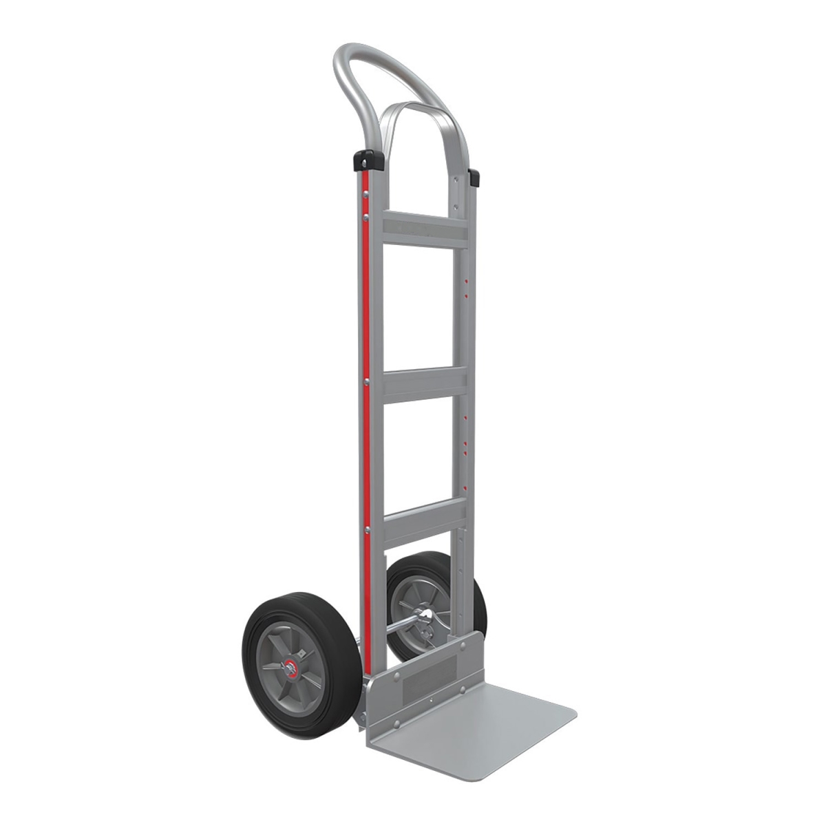 SLVMHMKC12E23 500 lbs E-Track USA Aluminum Hand Truck with 10 x 2.75 in. Solid Rubber Tires Loop-Handle