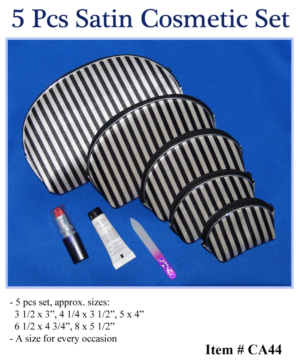 Picture of Cidron CA44 Satin Cosmetic Set - 5 Piece