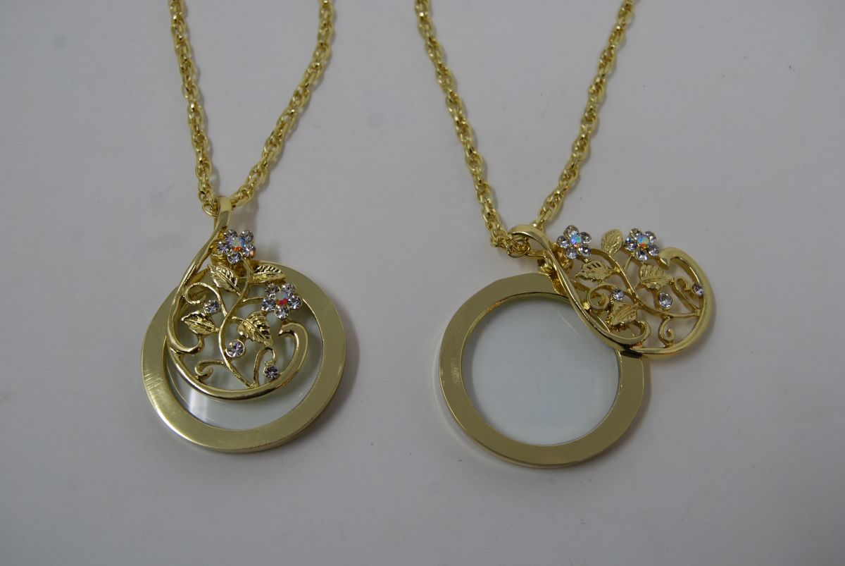 Floral Magnifying Pendant