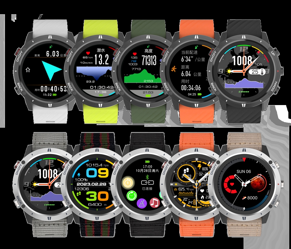 G5 pro silver gray GPS Pro Sports Watch - Silver Gray