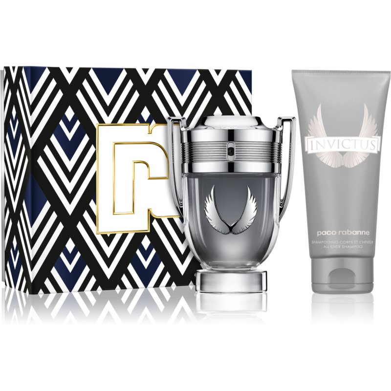 Picture of Paco Rabanne PACO65188397 Paco Rabanne Invictus Platinum Gift Set for Men - 2 Piece