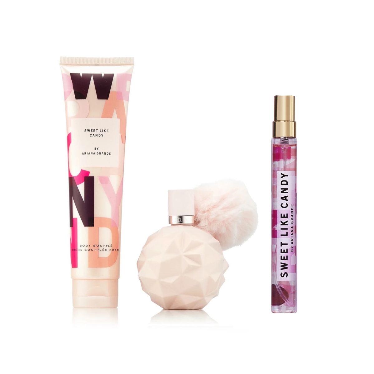 AGSET1020 Sweet Like Candy Set for Women  17 oz Eau De Parfum Spray Plus 033 oz Eau De Parfum Spray Plus 34 oz Body Souffle  3 Piece