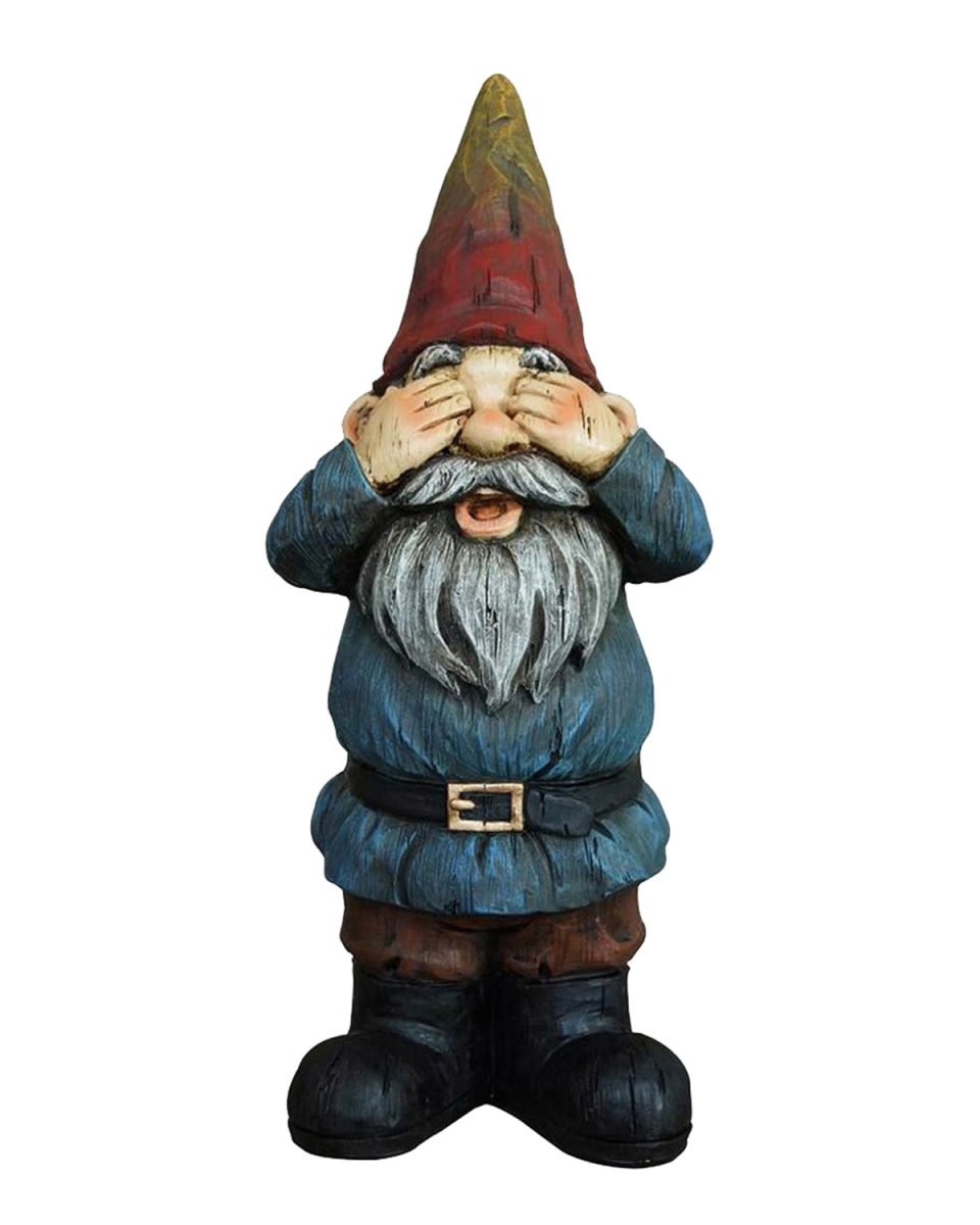 Picture of Santas Workshop 30004 18.5 in. Resin See No Evil Gnome