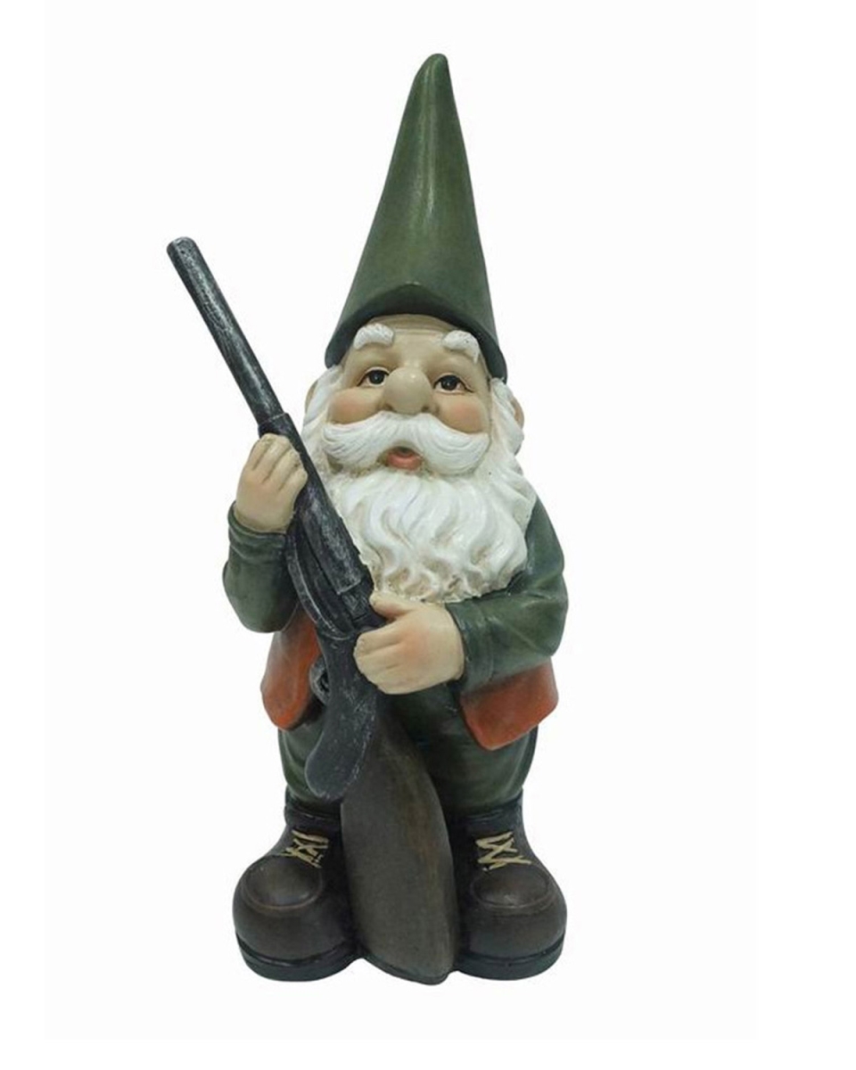 30032 12 in. Resin Hunting Gnome
