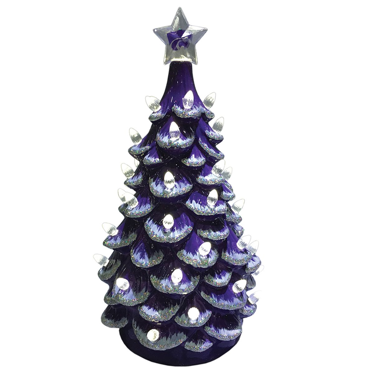 14 in. Kansas State Ceramic Tree