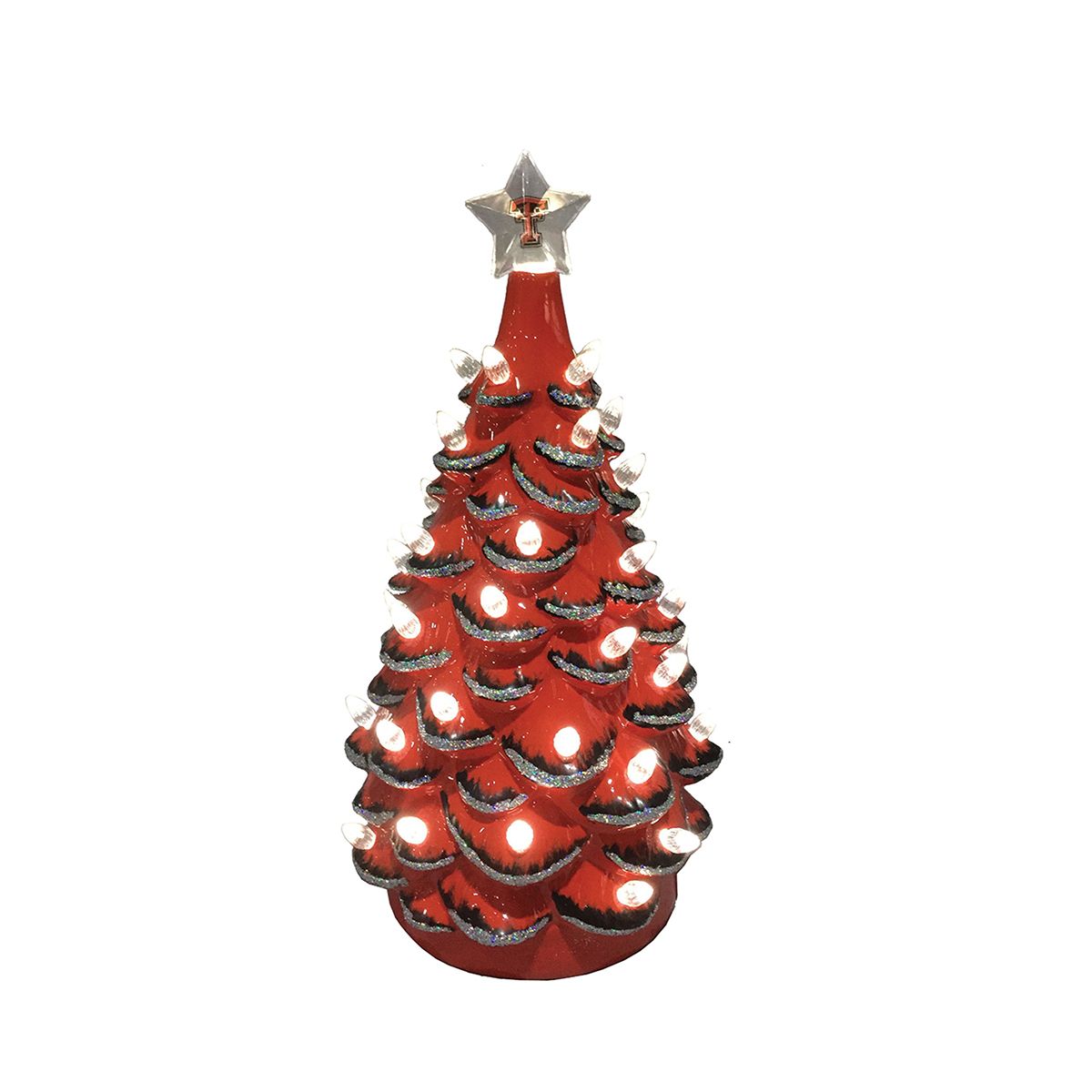 TXR600 14 in. Texas Tech Ceramic Tree