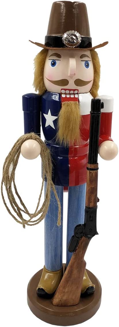 Picture of Santas Workshop 70142 14 in. Texas Cowboy Nutcracker&#44; Blue