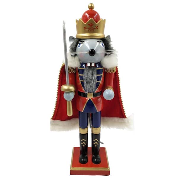 Picture of Santas Workshop 70153 14 in. Mouse King Nutcracker&#44; Red