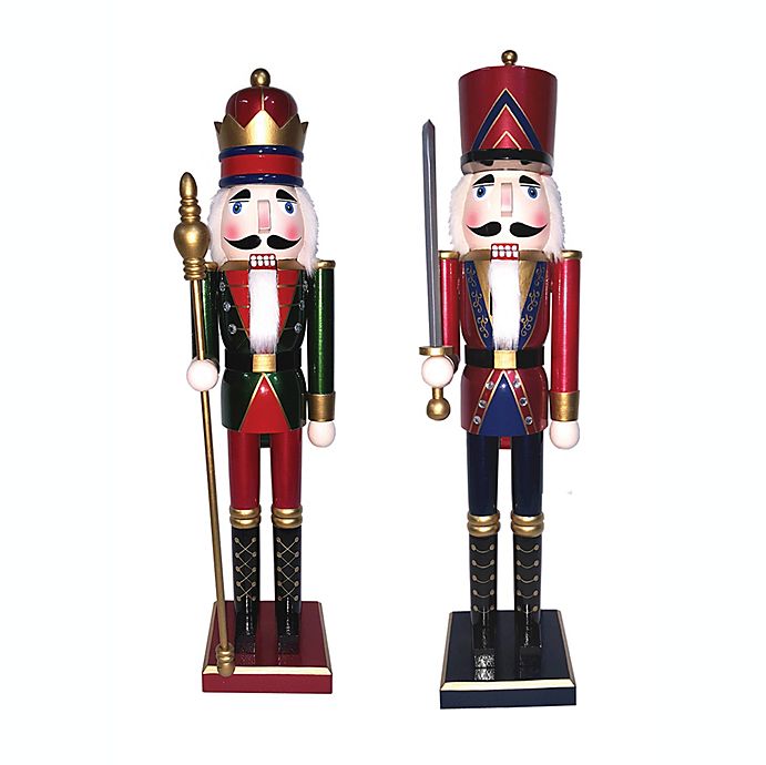 Picture of Santas Workshop 70968 24 in. King & Guard Nutcracker&#44; Set of 2