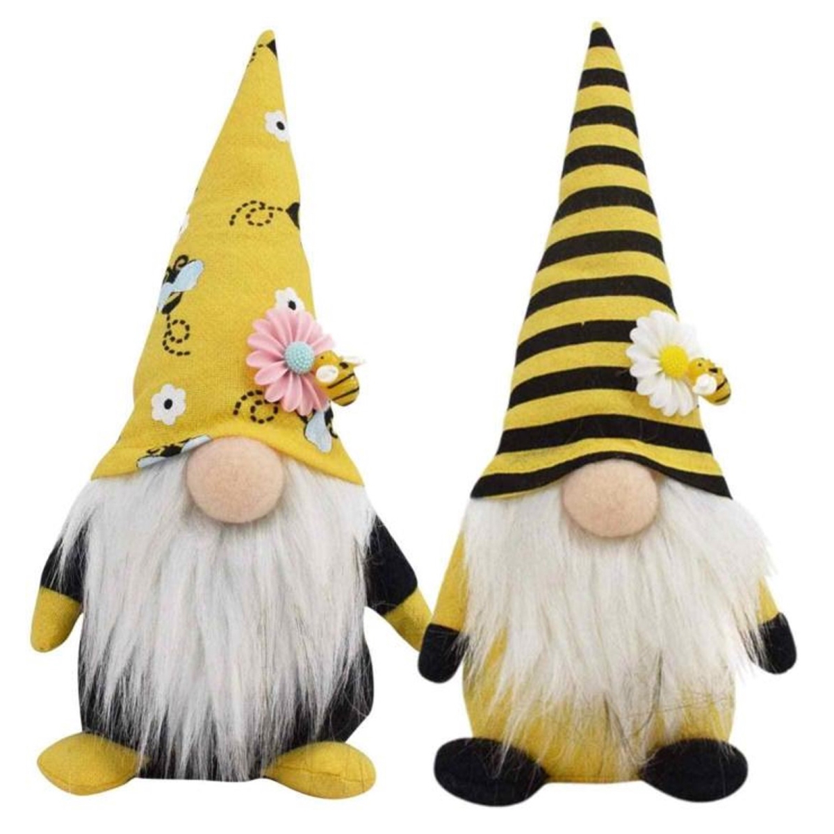 Picture of Santas Workshop 10114 8 in. Honey Bee Gnomes - Set of 2