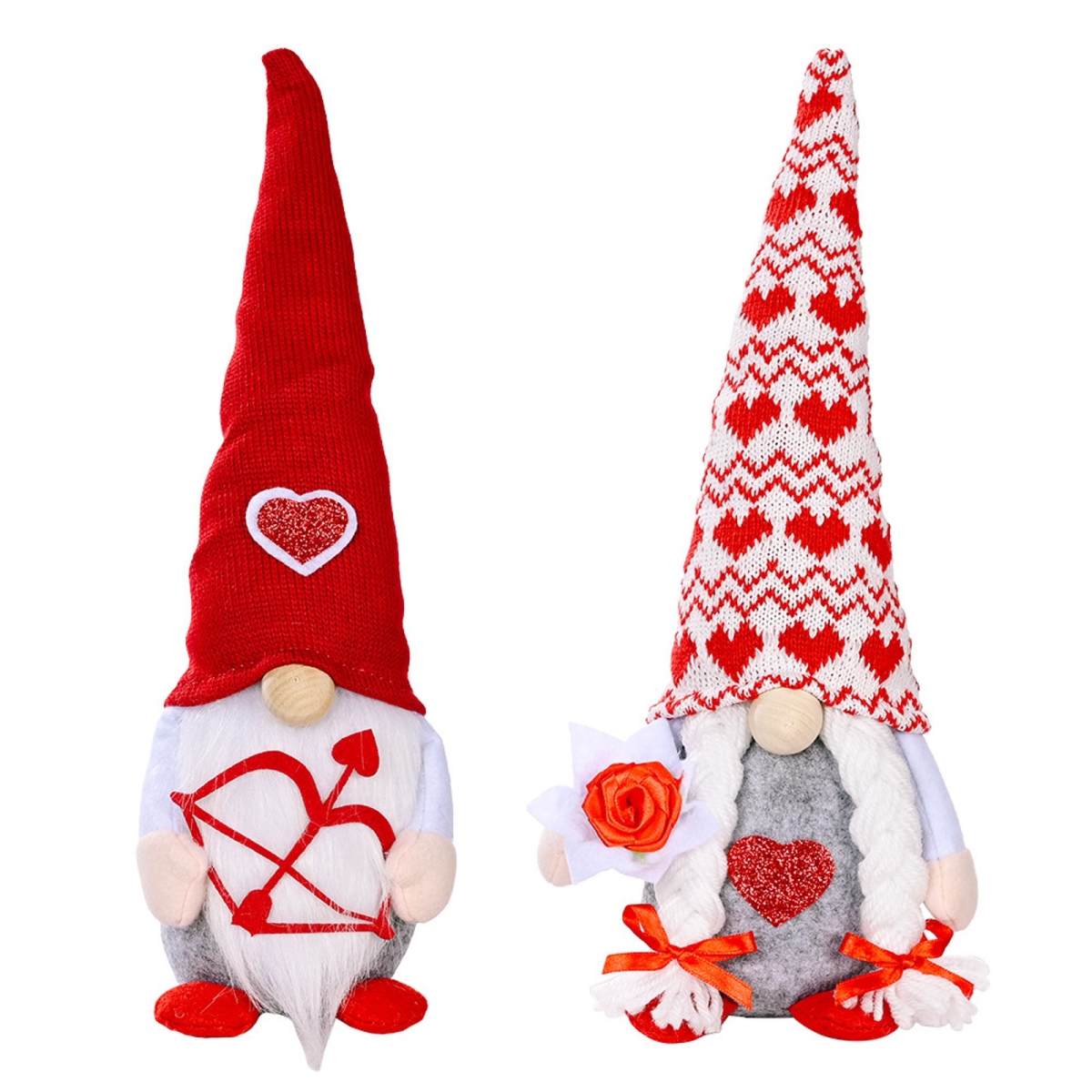 Picture of Santas Workshop 10124 13 in. Valentine Gnomes - Set of 2