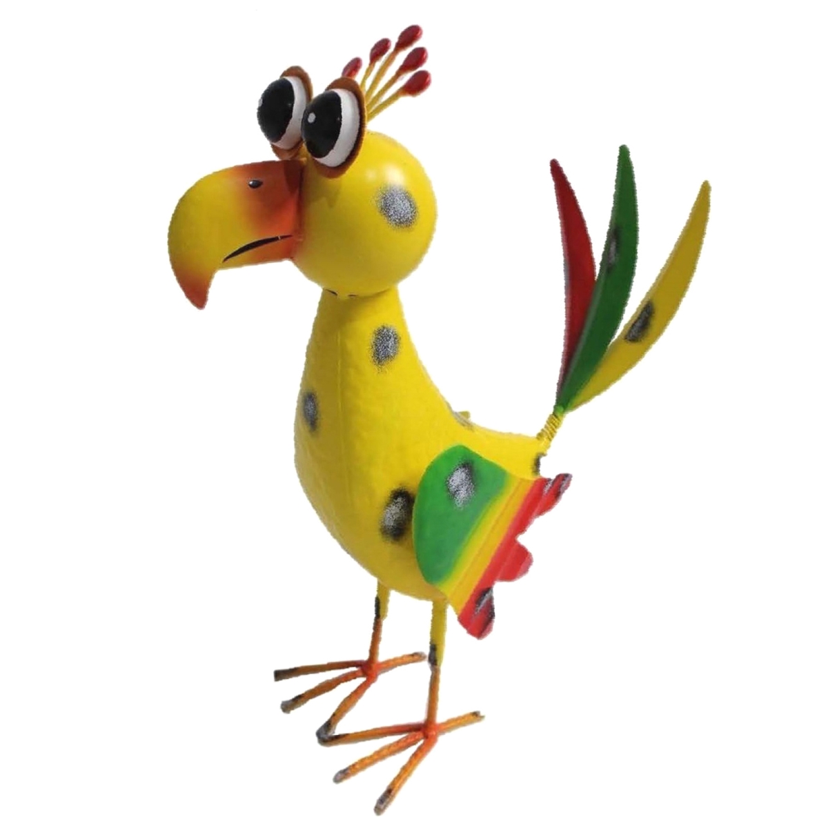 15 in. Iron Yellow Bird