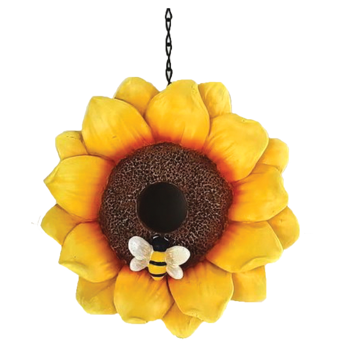 Picture of Santas Workshop 38608 7.5 in. Resin Sunflower Bird House