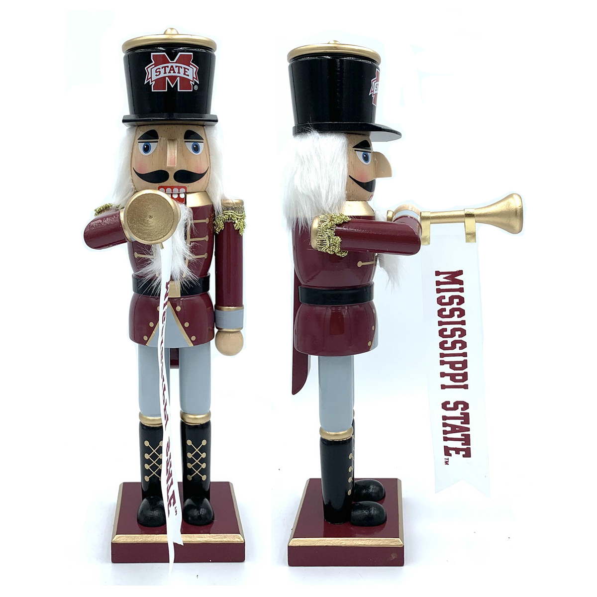 14 in. Mississippi State Bugler Nutcracker