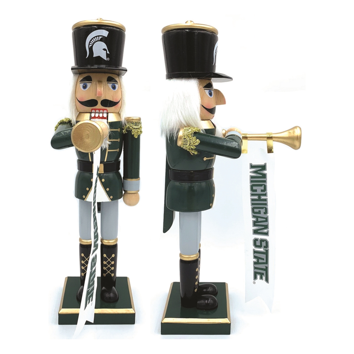 14 in. Michigan State Bugler Nutcracker