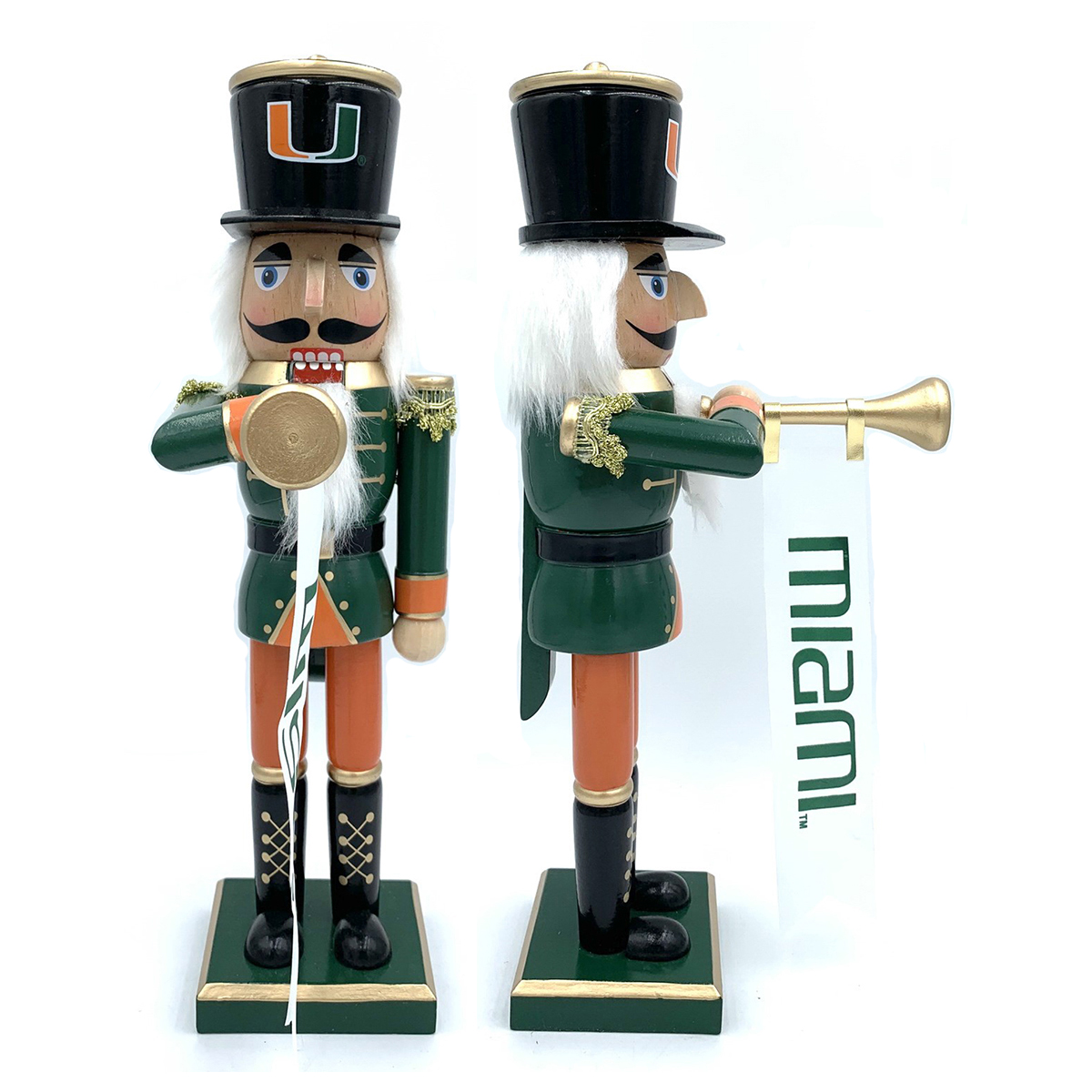 14 in. University of Miami Bugler Nutcracker