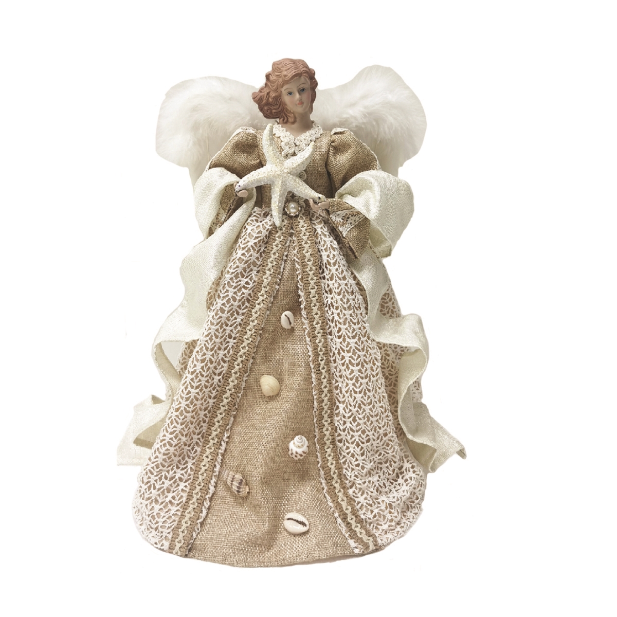 16 in. Coastal Angel Tree Topper