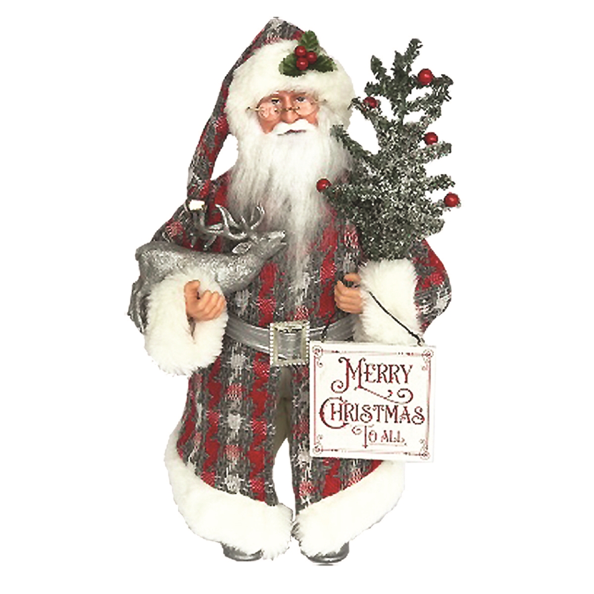 15 in. Merry Xmas to All Claus