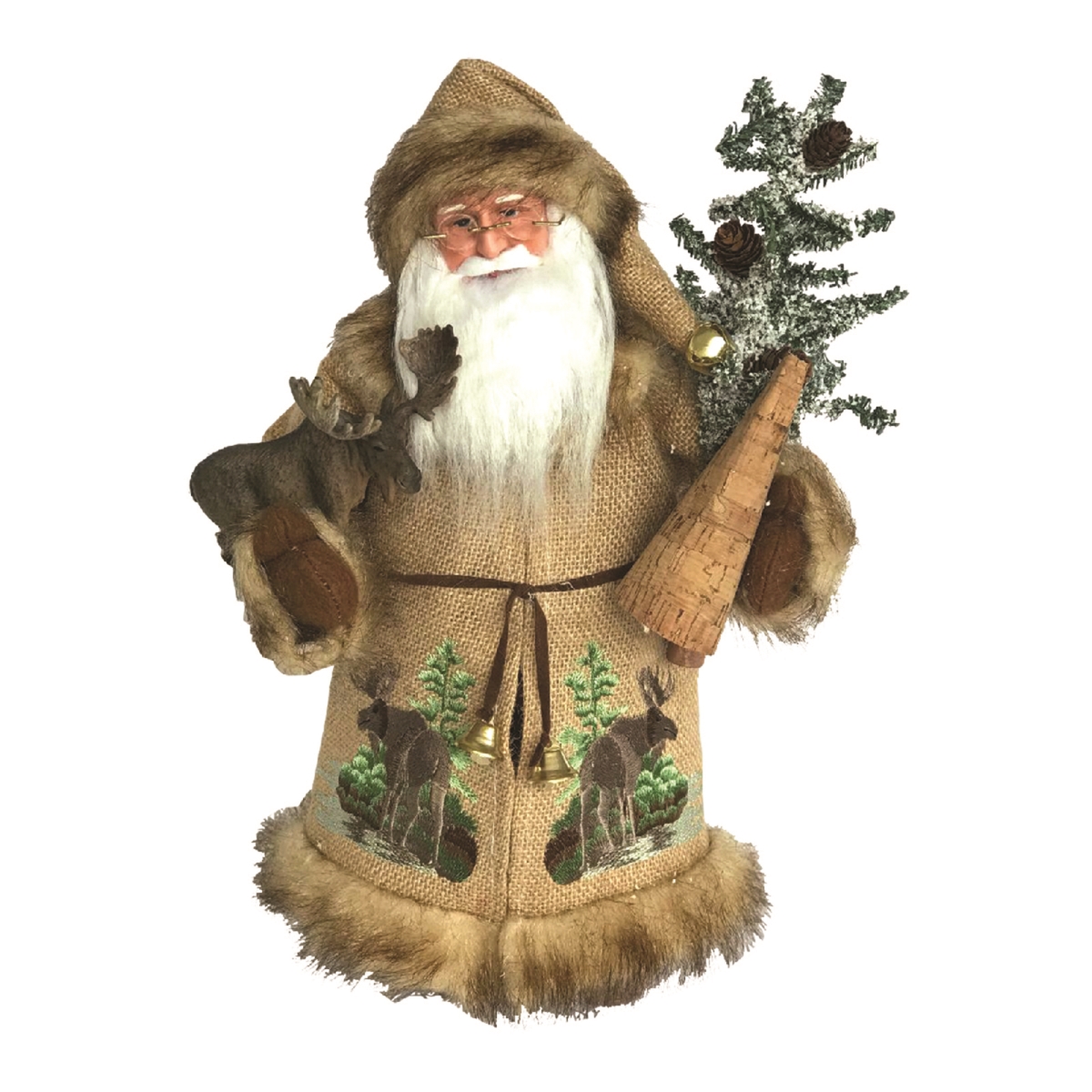 15 in. Moose Bay Claus