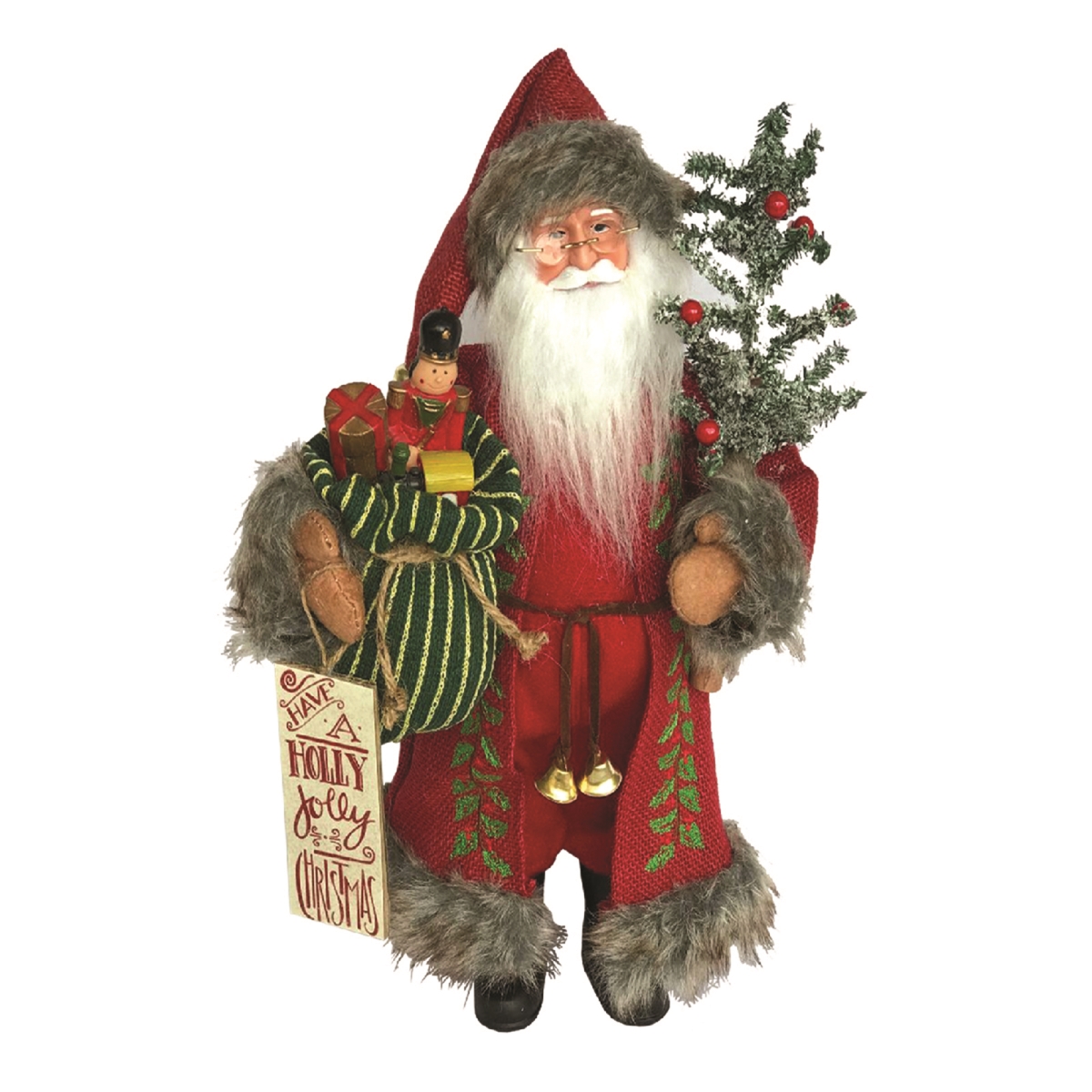 15 in. Holly Jolly Claus