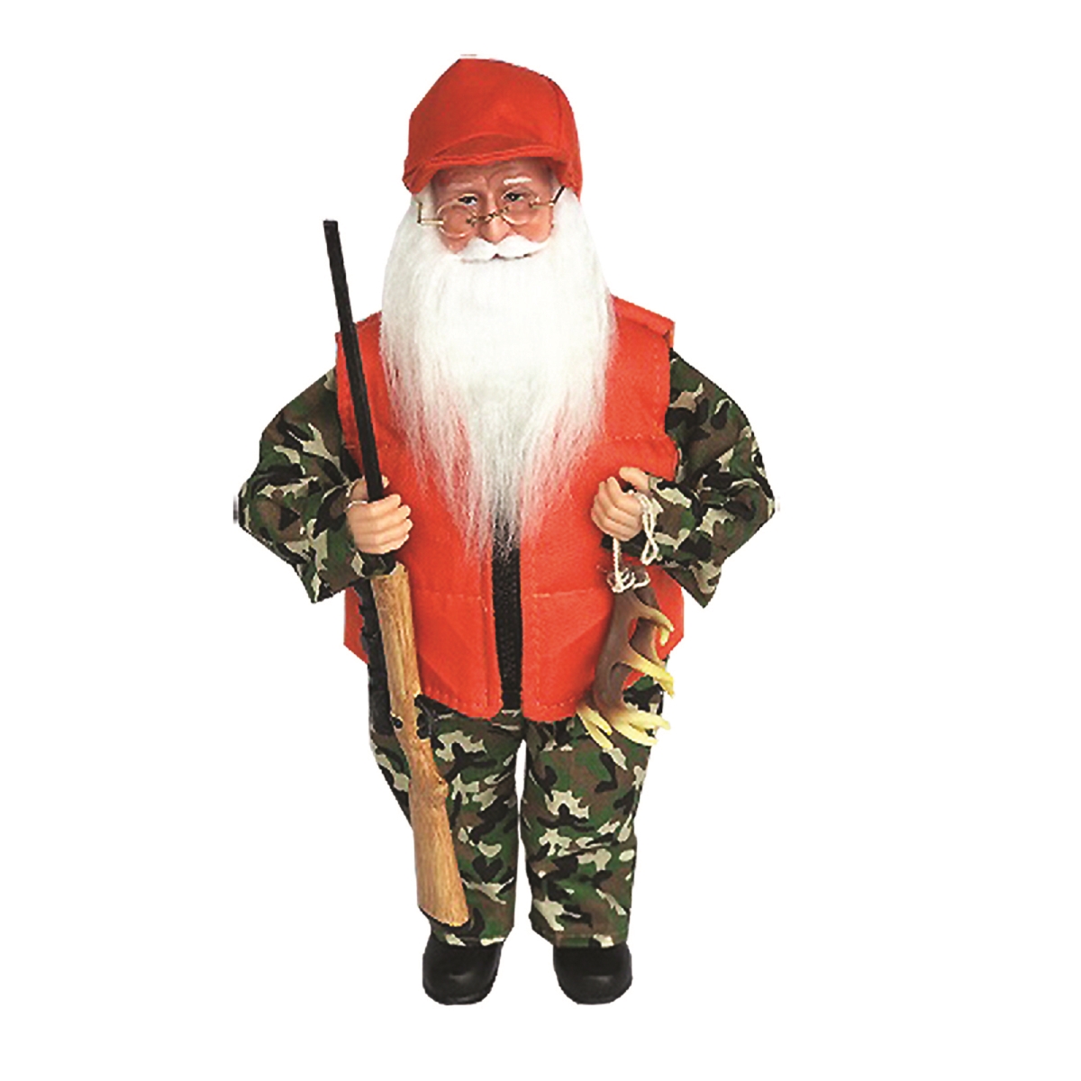 15 in. Deer Hunter Claus