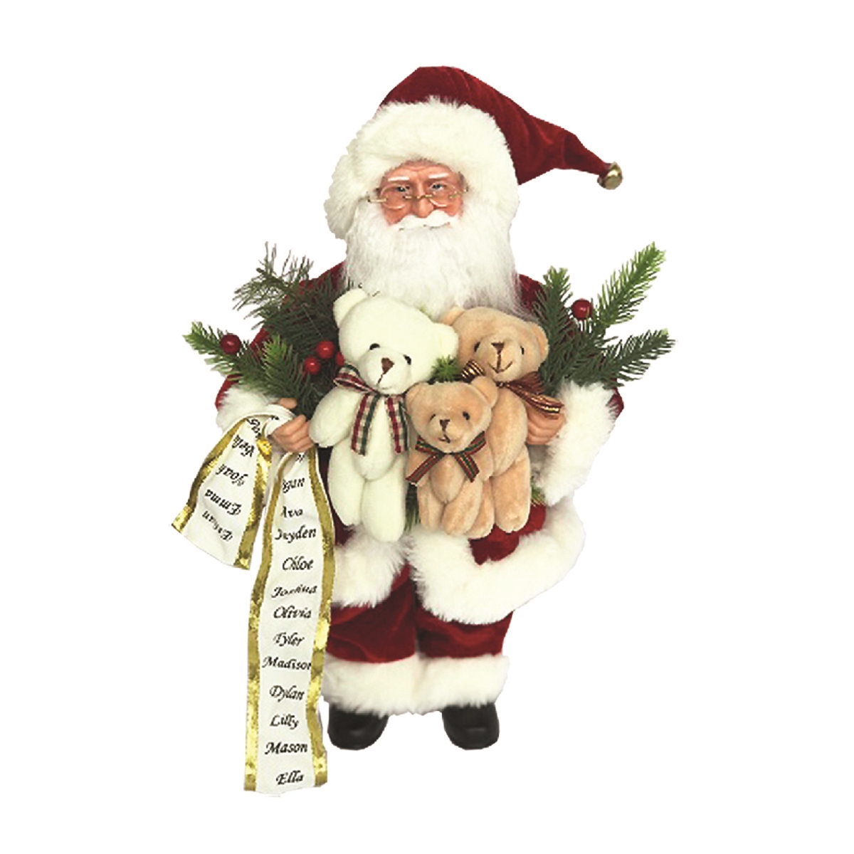 15 in. Bear Hug Claus