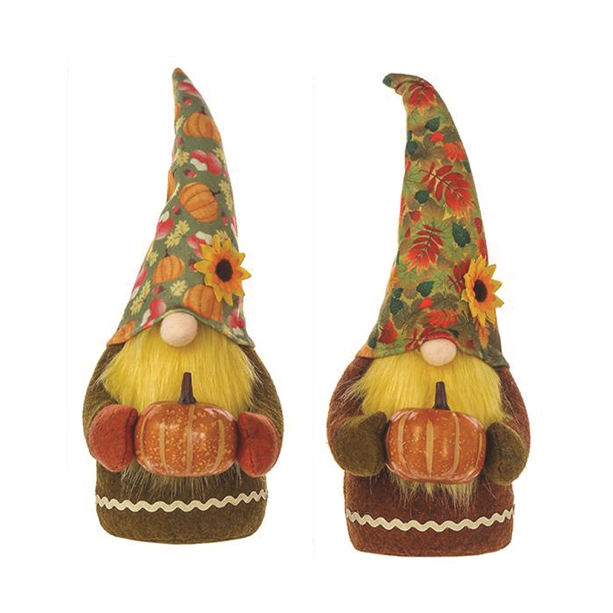 13.5 in. Fall Harvest Gnomes - Set of 2