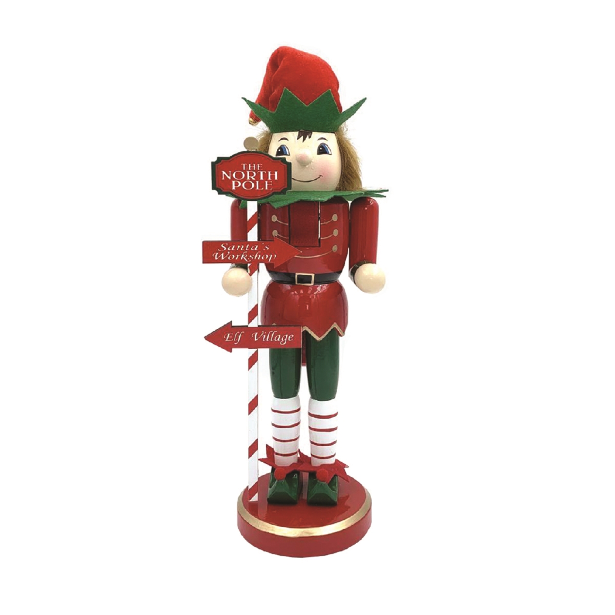 14 in. North Pole Elf Nutcracker
