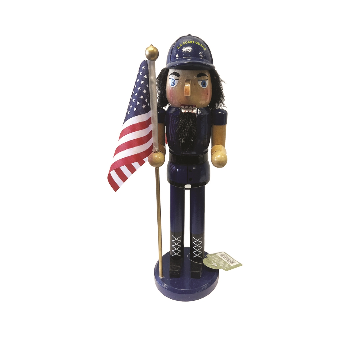 14 in. Coast Guard with Flag Nutcracker