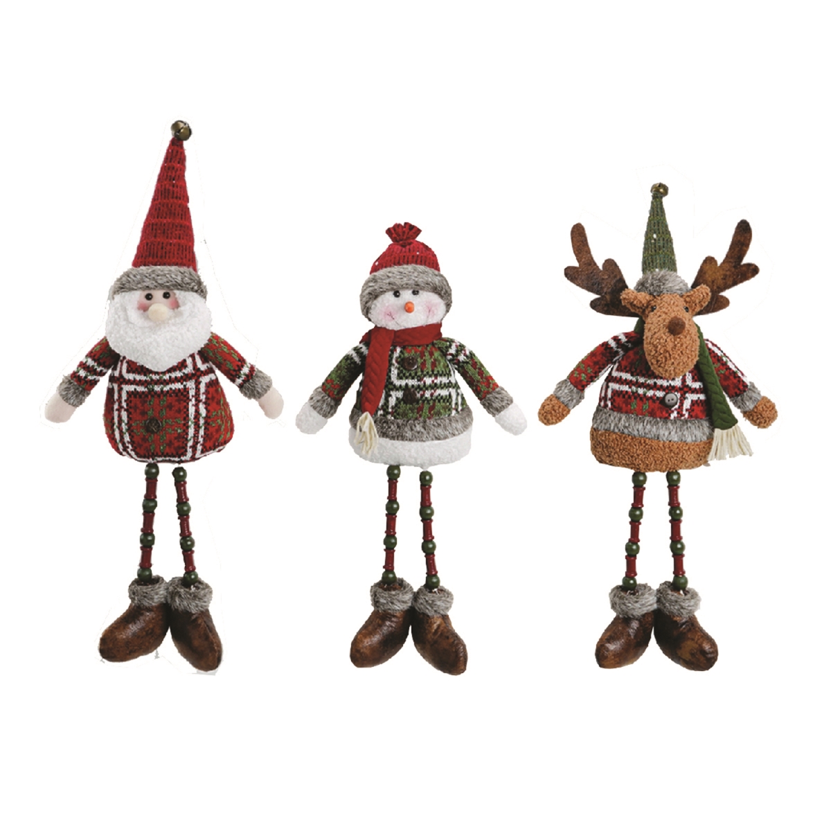 Picture of Santas Workshop 2013 17.5 in. Xmas Time Sitters - Set of 3