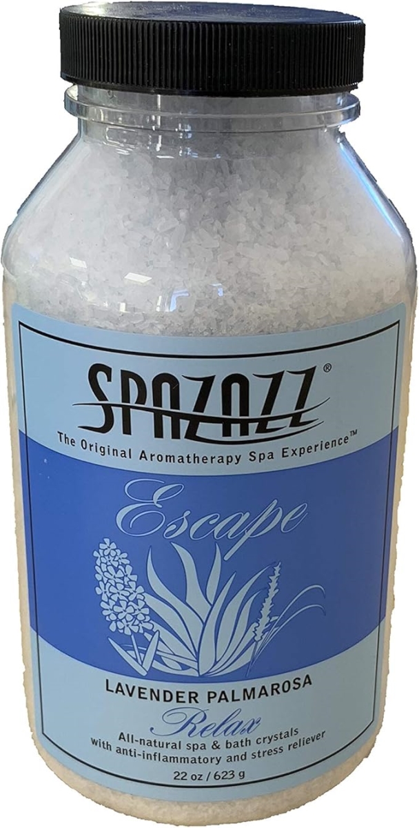 SPZ-107 22 oz Aromatherapy Spa & Bath Crystals, Lavender Palmarosa Relax