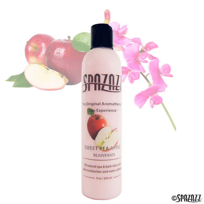 Picture of Spazazz SPZ-121 9 oz Original Aromatherapy Spa & Bath Elixir&#44; Sweet Pea Apple Rejuvenate