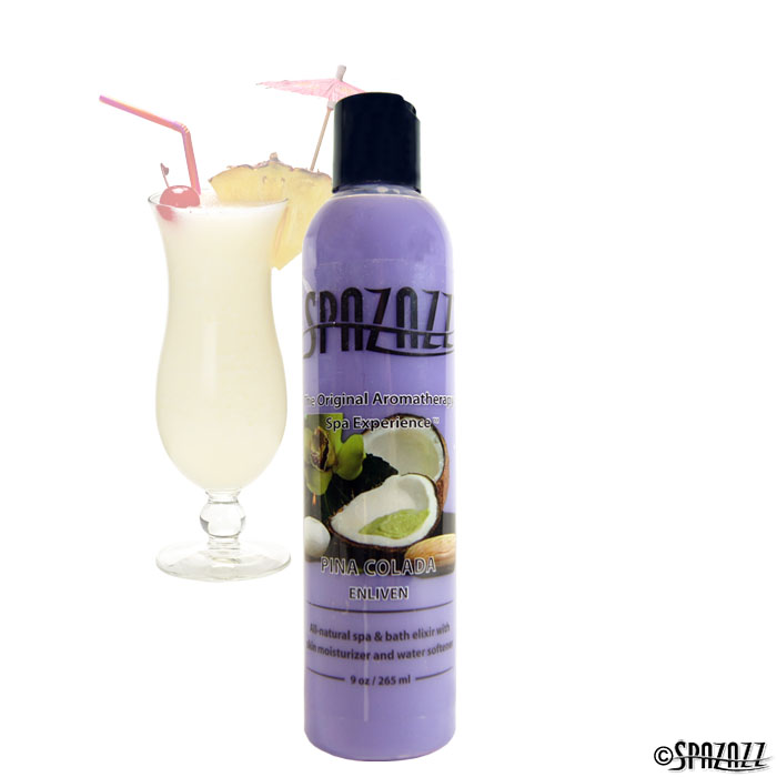 Picture of Spazazz SPZ-122 9 oz Original Aromatherapy & Spa experience Elixir&#44; Pina Colada Enliven