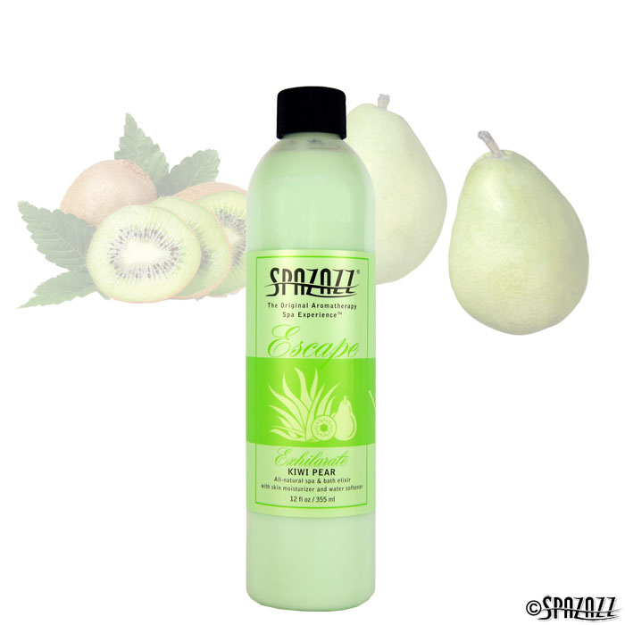 Picture of Spazazz SPZ-123 9 oz Original Aromatherapy & Spa experience Elixir&#44; Kiwi Pear Exhilarate
