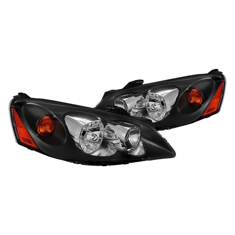 Euro Style Head Light for 2005-2010 Pontiac G6, Black