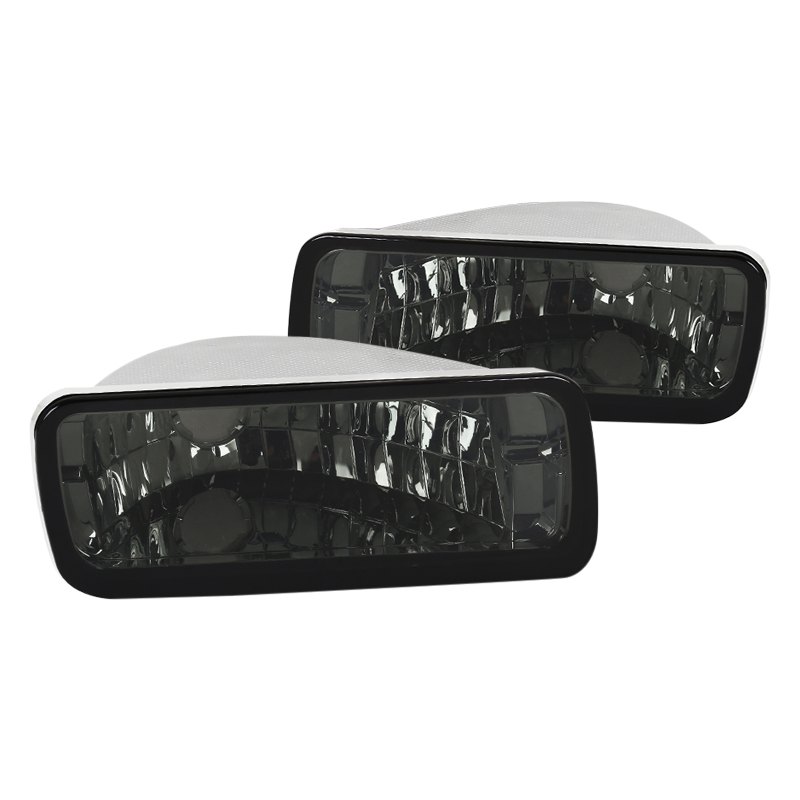 Chrome & Smoke Crystal Turn Signal, Parking Lights for 1982-1992 Chevy Camaro
