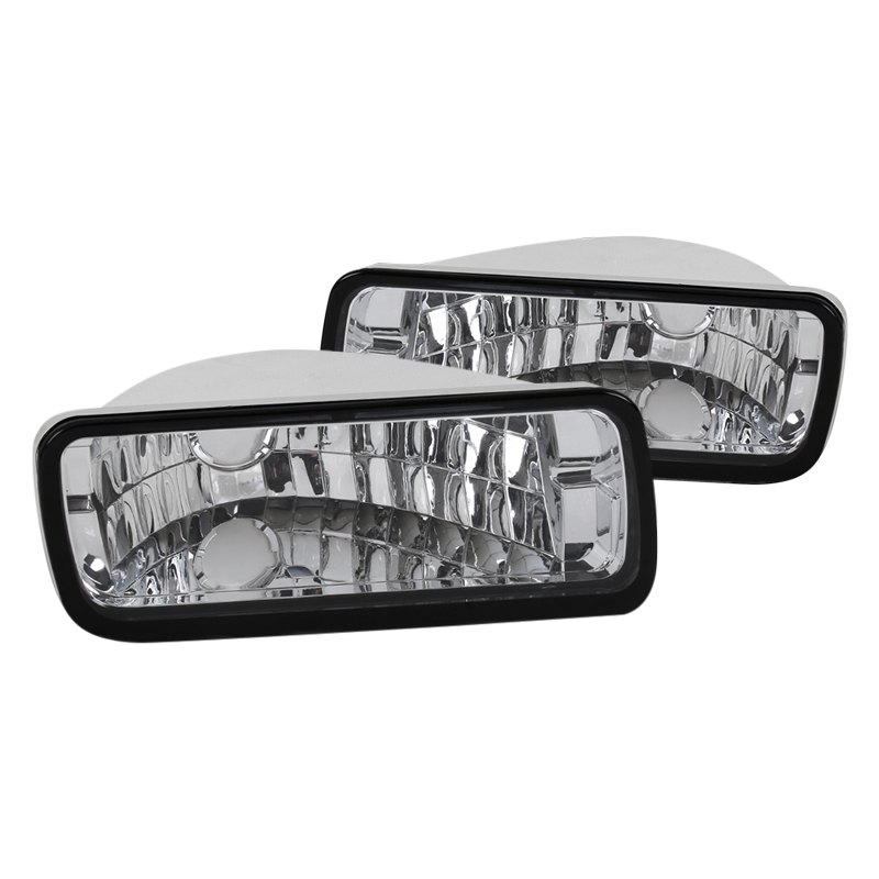 Chrome Crystal Turn Signal & Parking Lights for 1982-1992 Chevy Camaro
