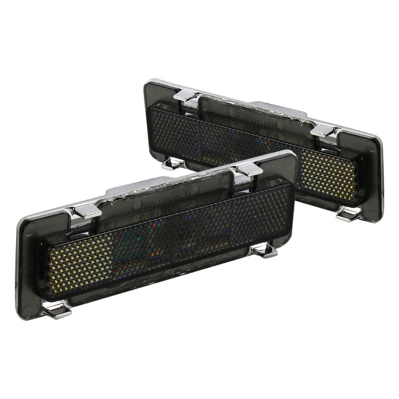 Chrome & Smoke Factory Style Side Marker Lights for 1982-1992 Chevy Camaro