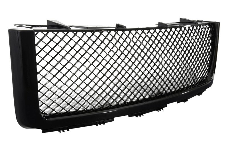 HG-SIE07JM-JL Gloss Black Mesh Main Grille for 2007-2013 GMC Sierra 1500
