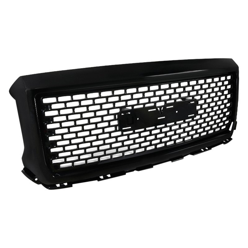 Gloss Black Mesh Main Grille for 2014-2015 GMC Sierra 1500
