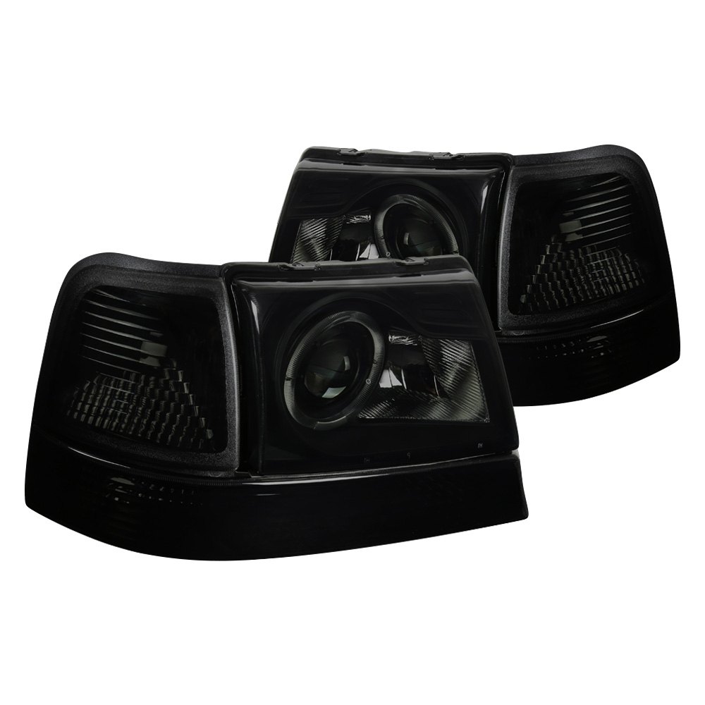 Smoke Projector Headlights with Corner Lights for 1998-2000 Ford Ranger